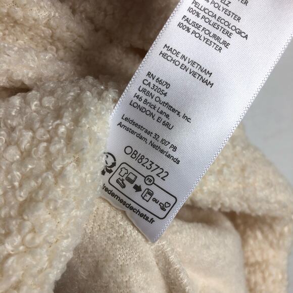 NWT Urban Outfitters Standard Cloth Free Throw Pile Fleece Crewneck Sweatshirt S - Picture 6 of 14